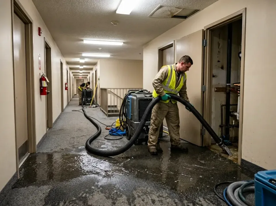 multi-unit-apartment-hallway-f-005 — frequently asked questions, Emergency Burst Pipe Water Extraction & Removal in Jefferso…
